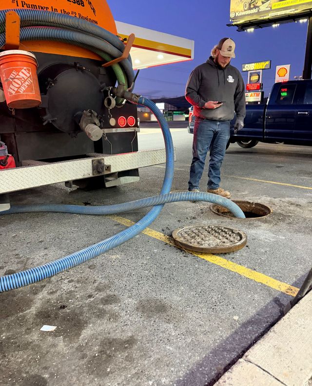 Septic work in progress