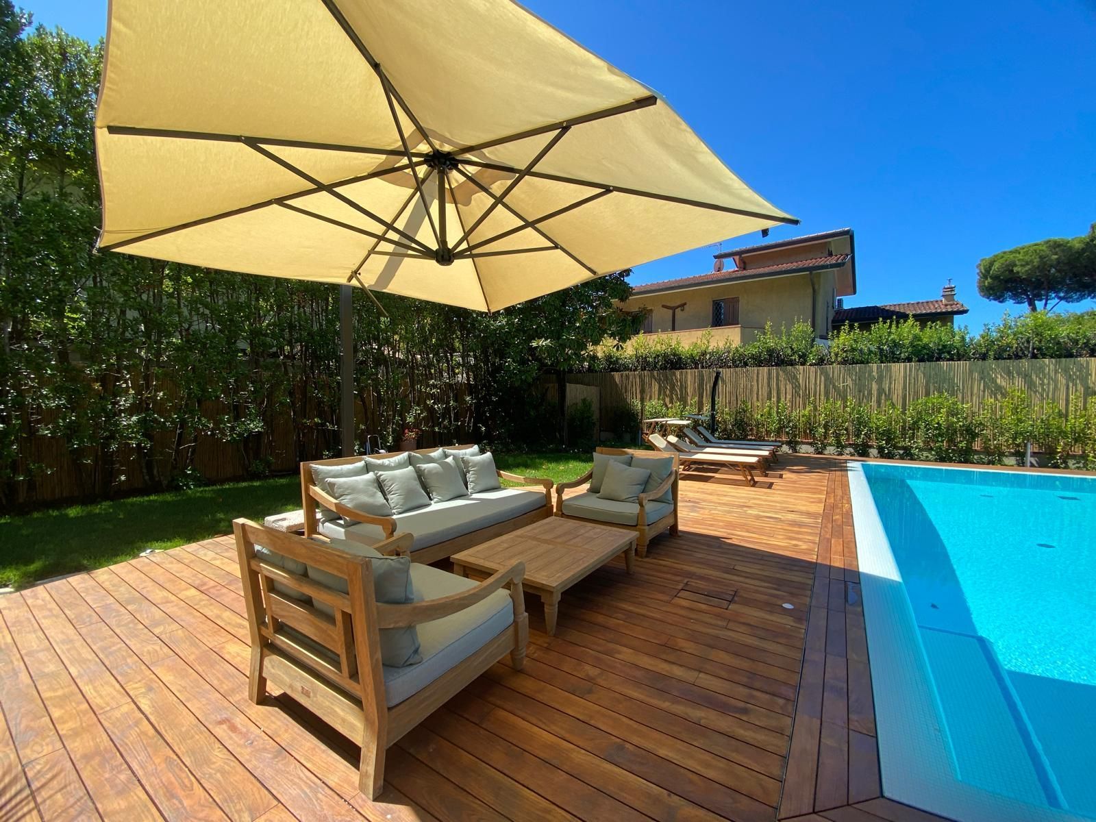 affittasi villa beau forte dei marmi