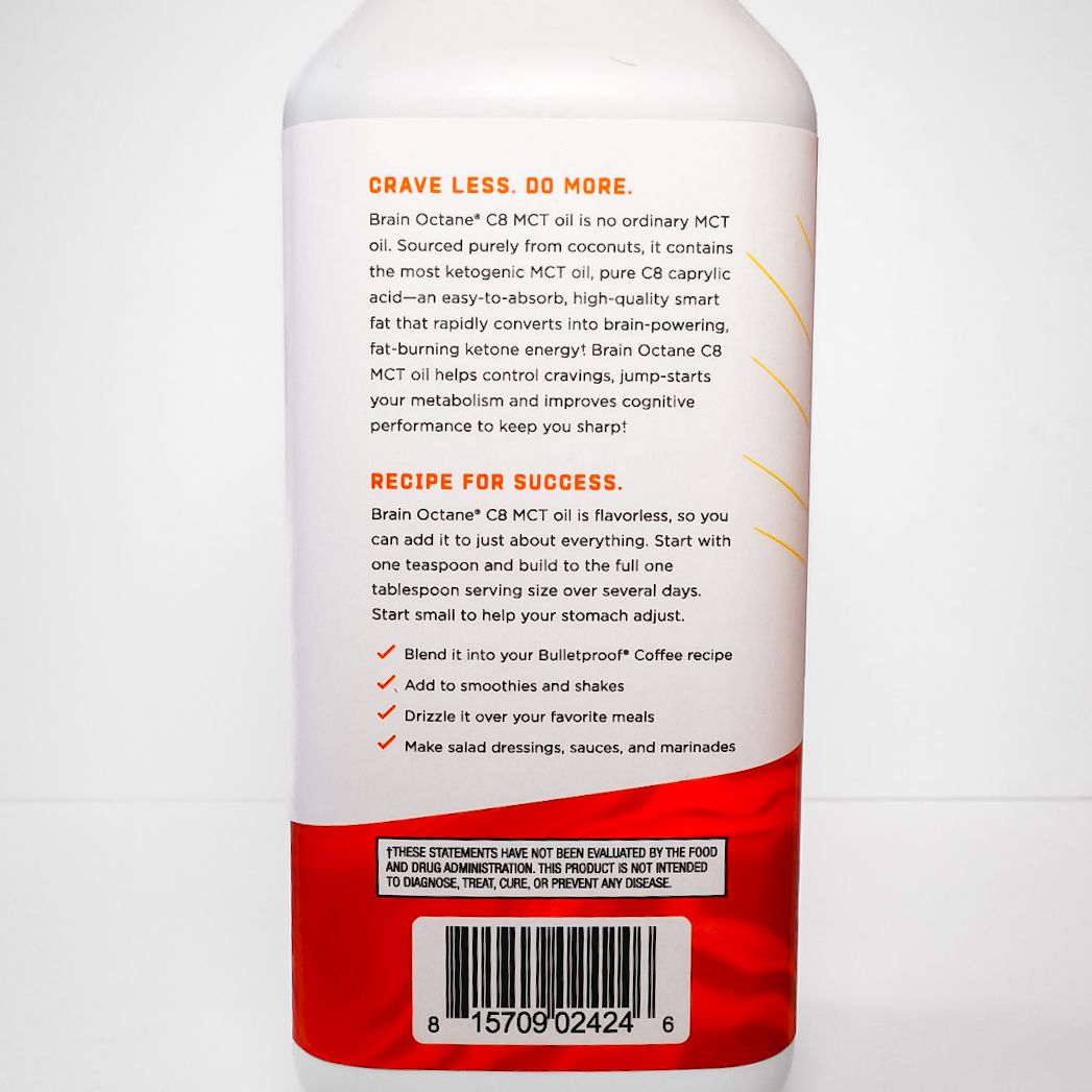 Bulletproof Brain Octane MCT Oil