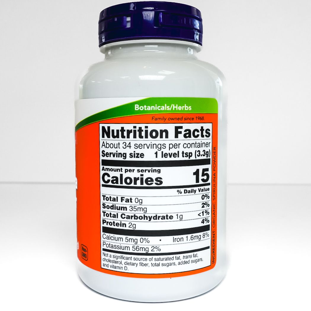 Certified Organic Spirulina Powder Pure