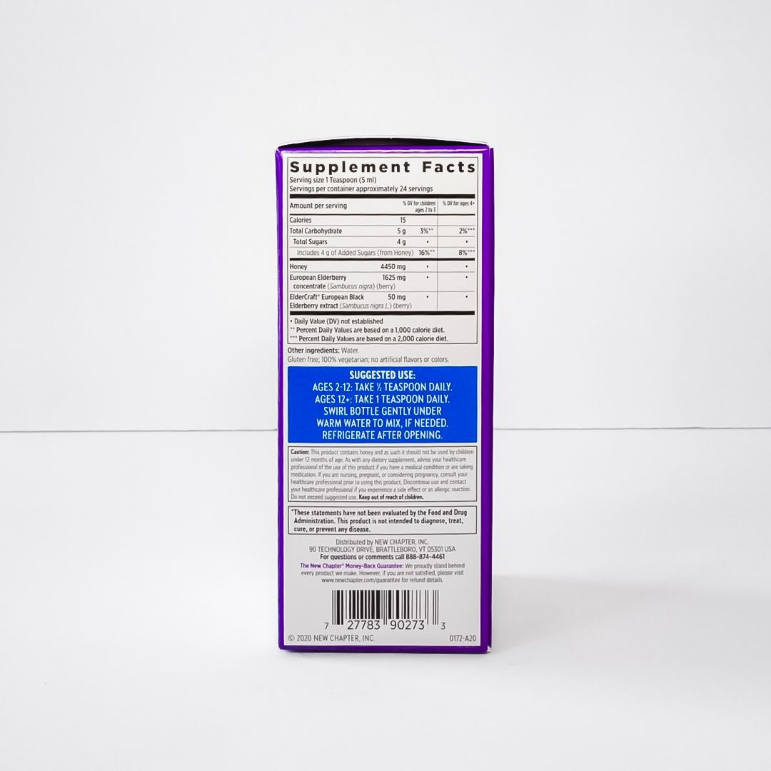 Elderberry Syrup + Honey