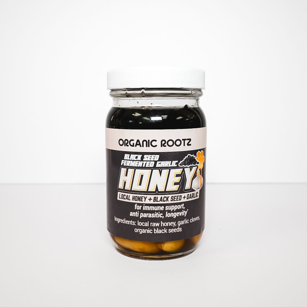 Black Seed Fermented Garlic Honey