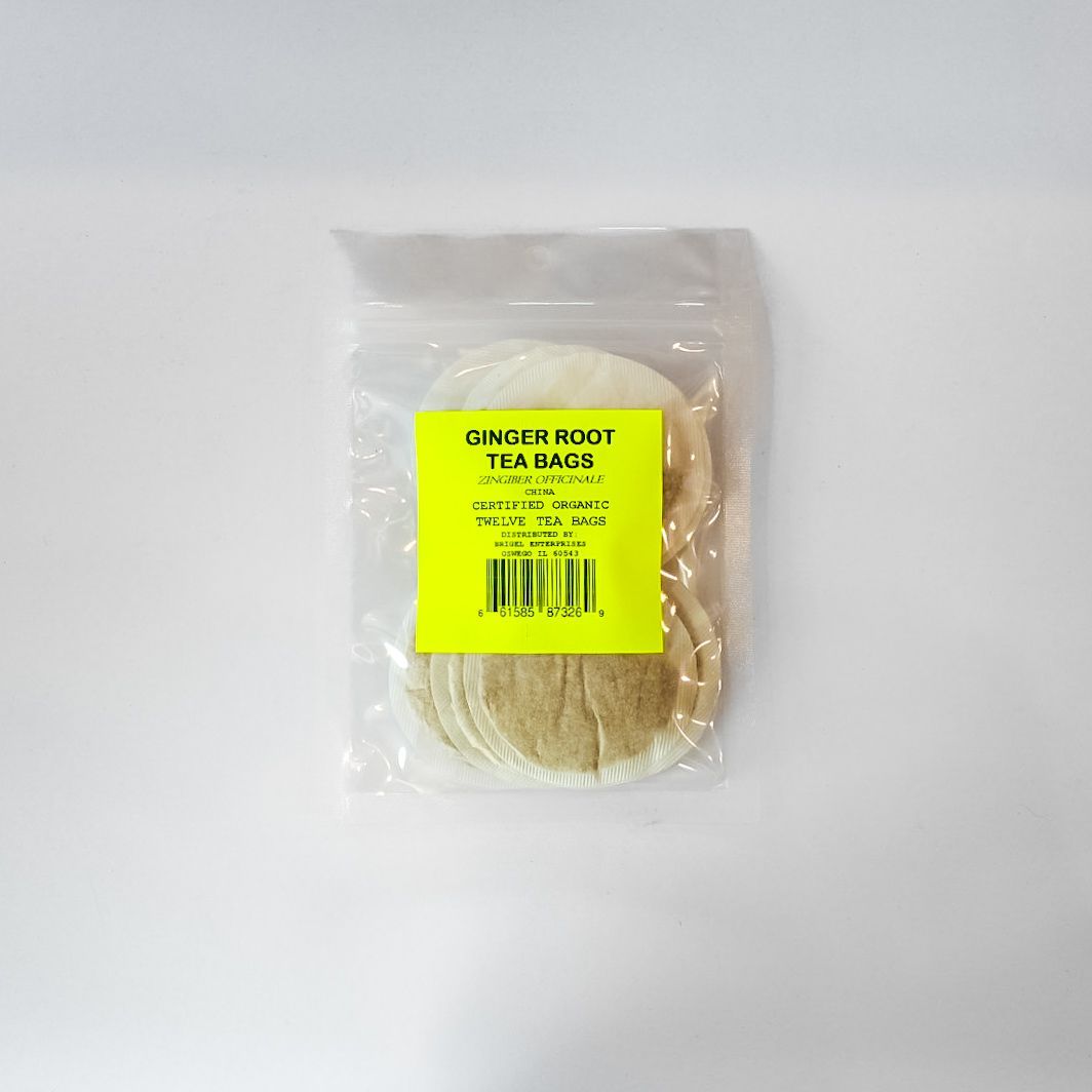 GINGER ROOT TEA BAGS