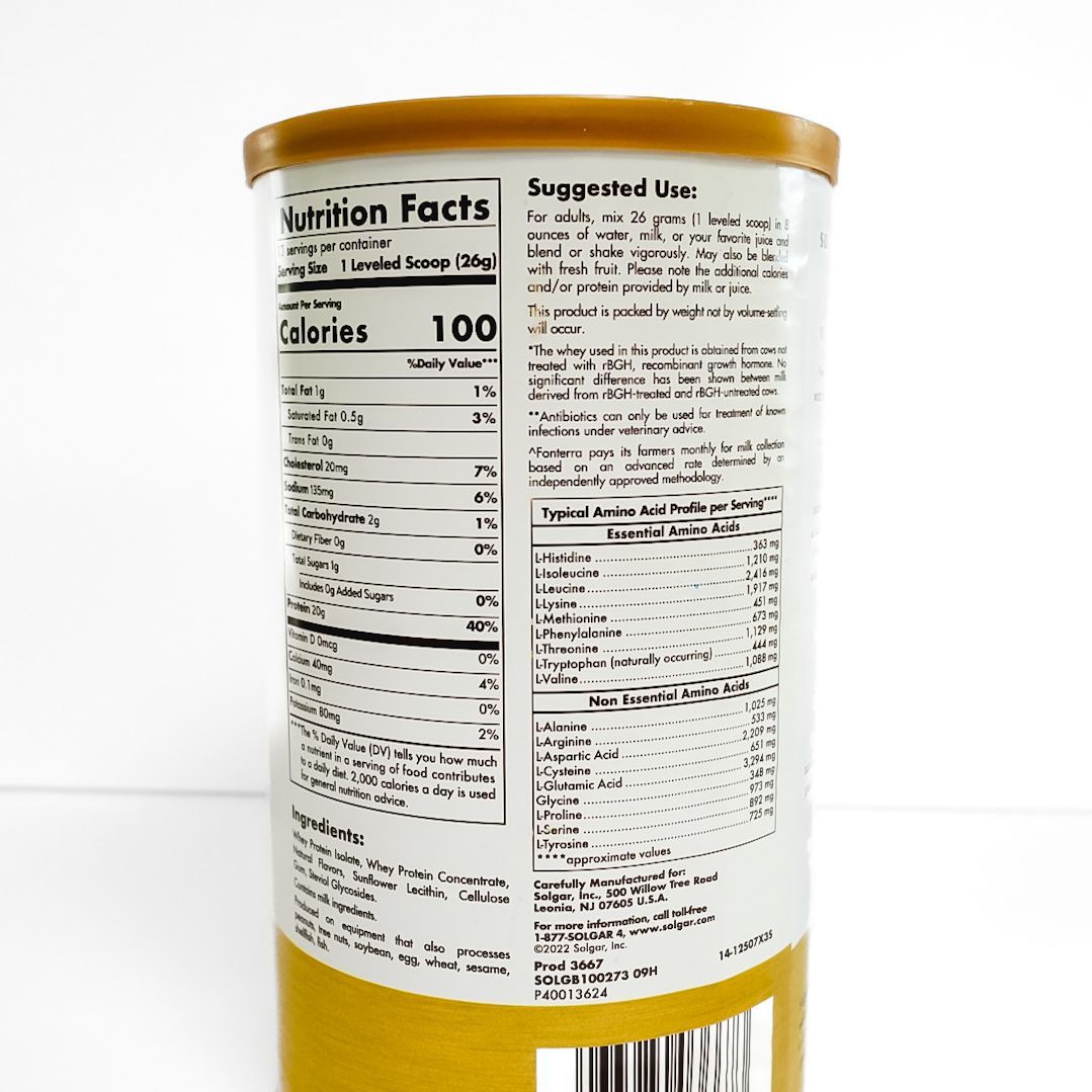 Grass Fed Whey (Vanilla)