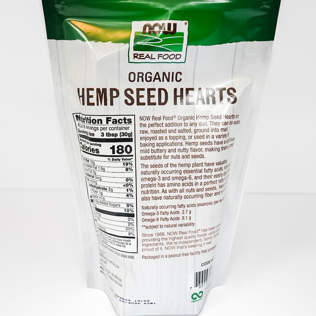 Organic Hemp Seed Hearts