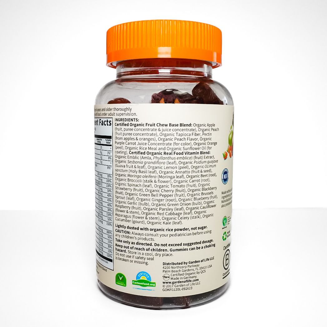 Kids Multi Organic Fruit Vitamins Gummies