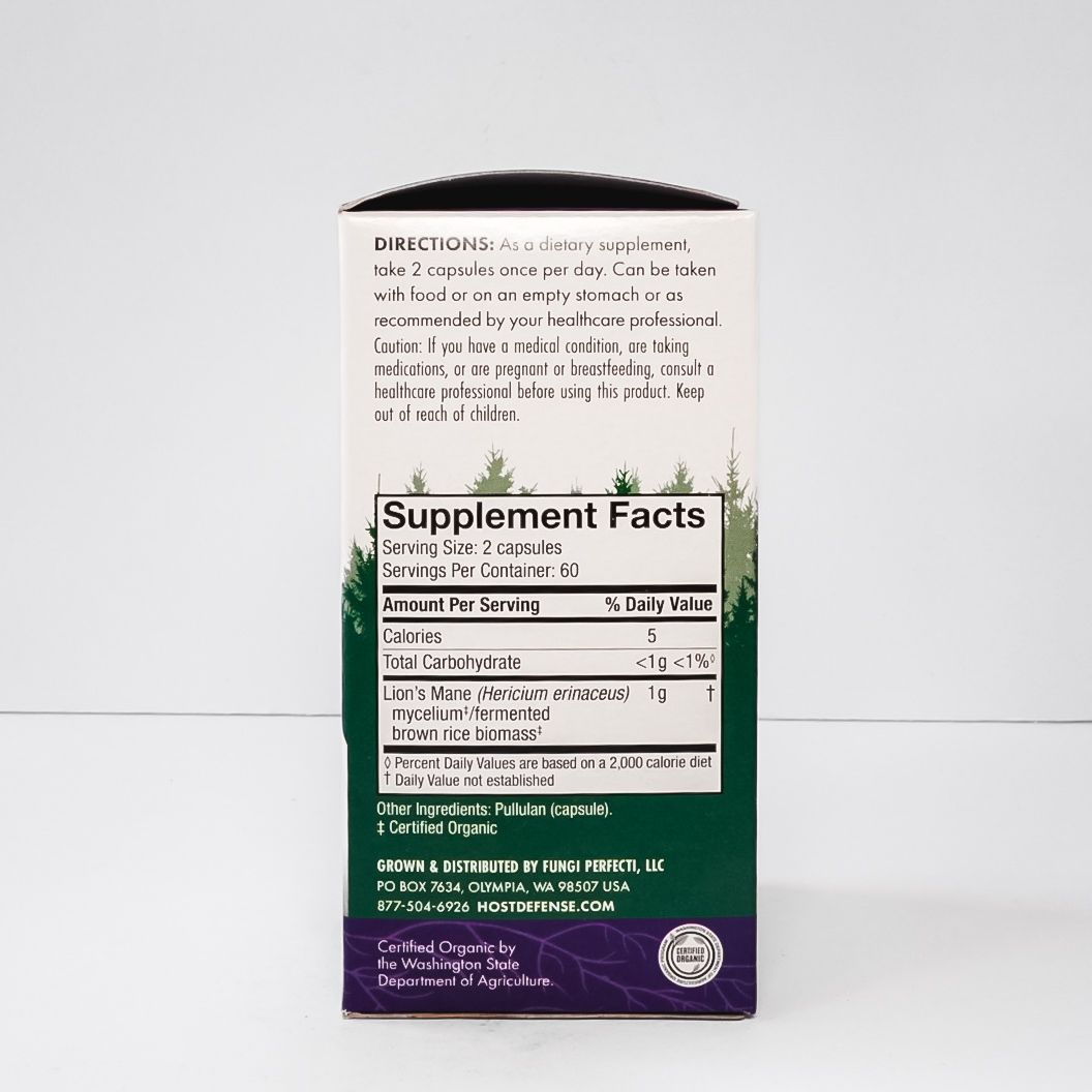 Host Defense Lion’s Mane