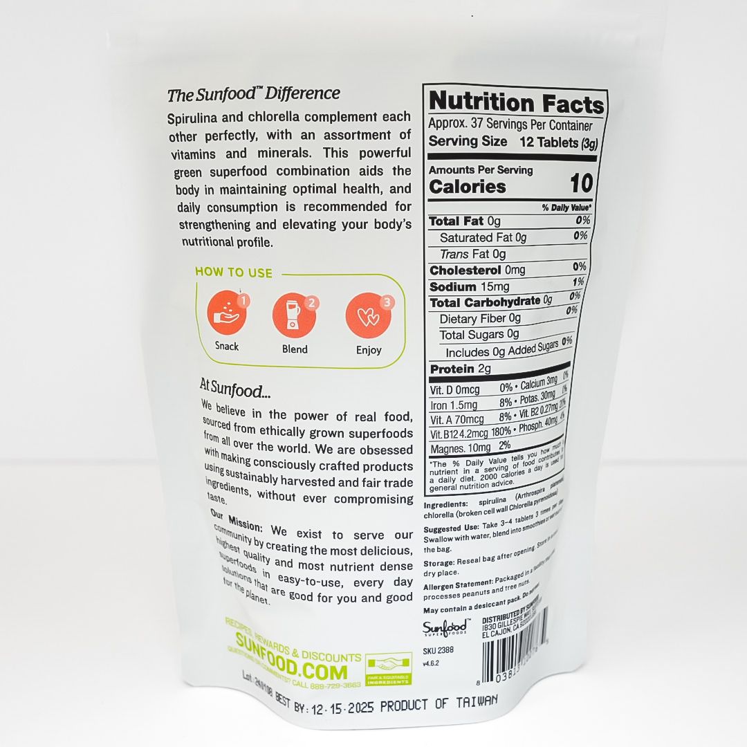 Super Algae Tablets Spirulina & Chlorella