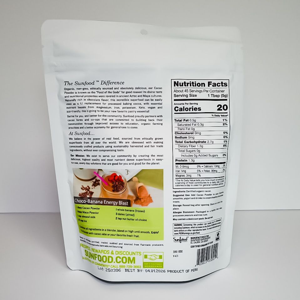 Organic Cacao Powder