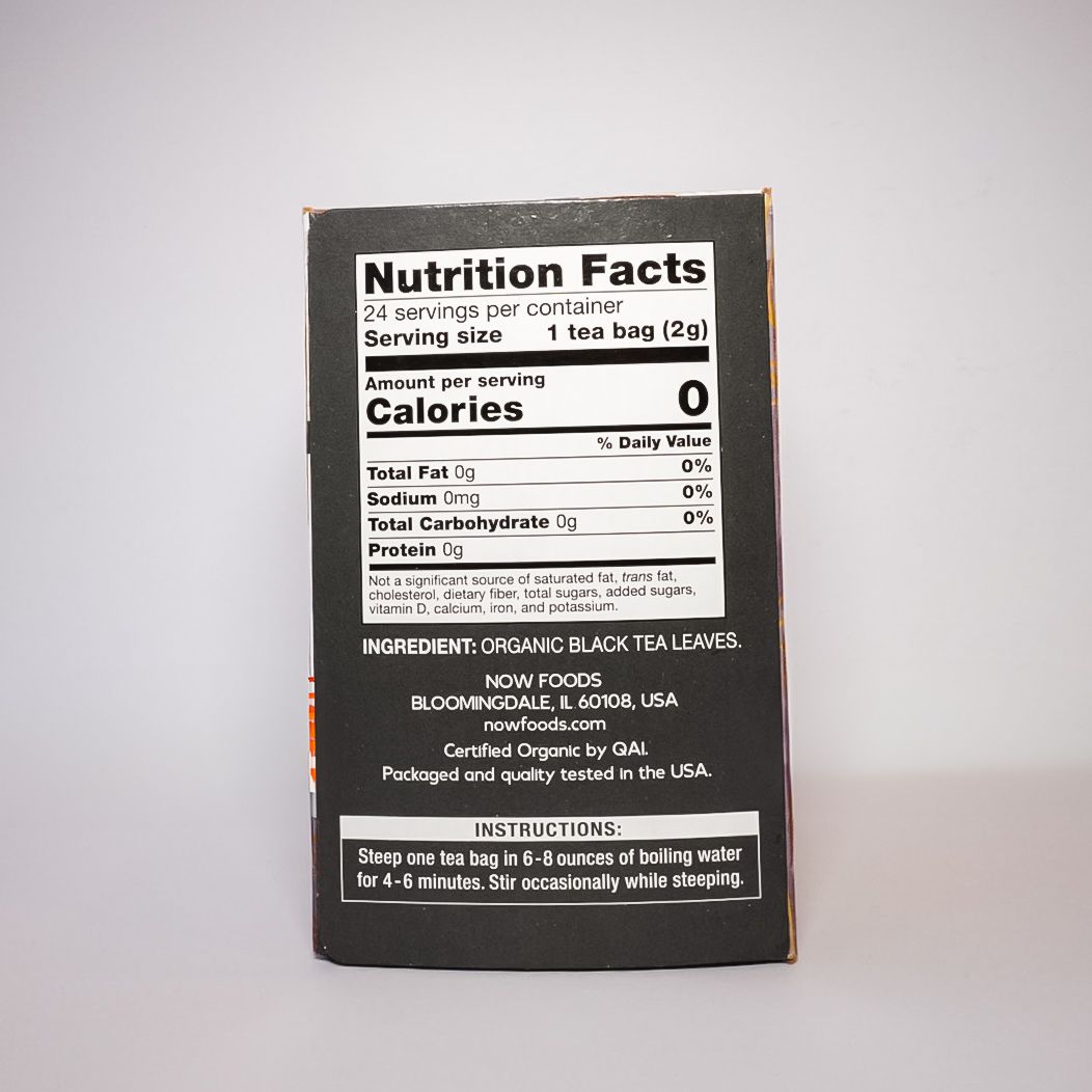 Organic Black Tea Bags