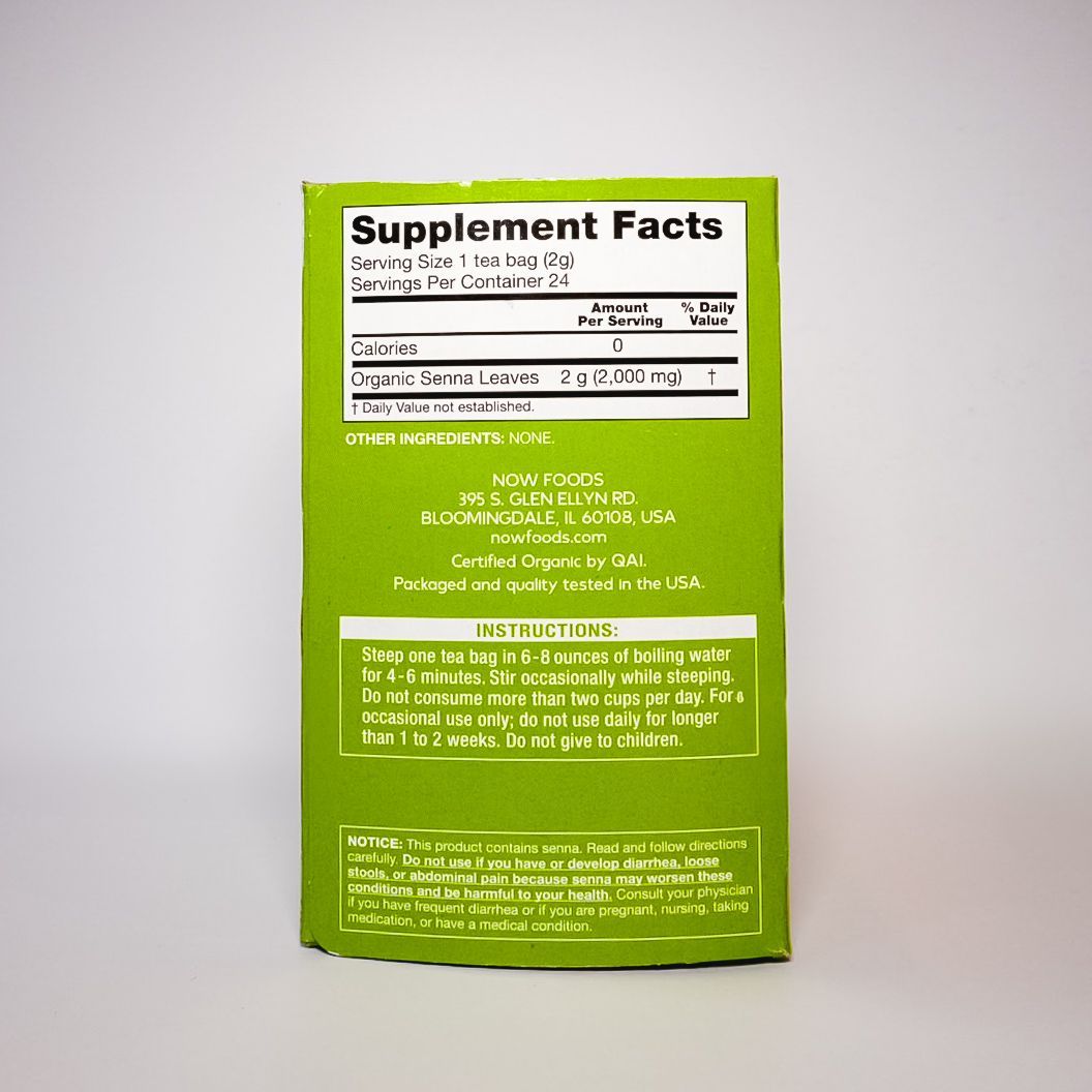 Organic Senna Tea Bags