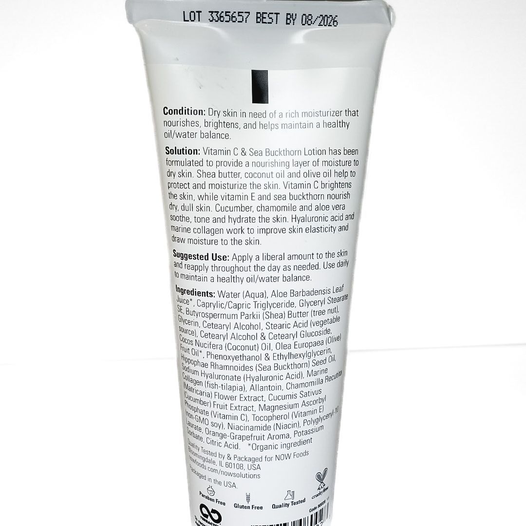Vitamin c & sea buckthorn lotion
