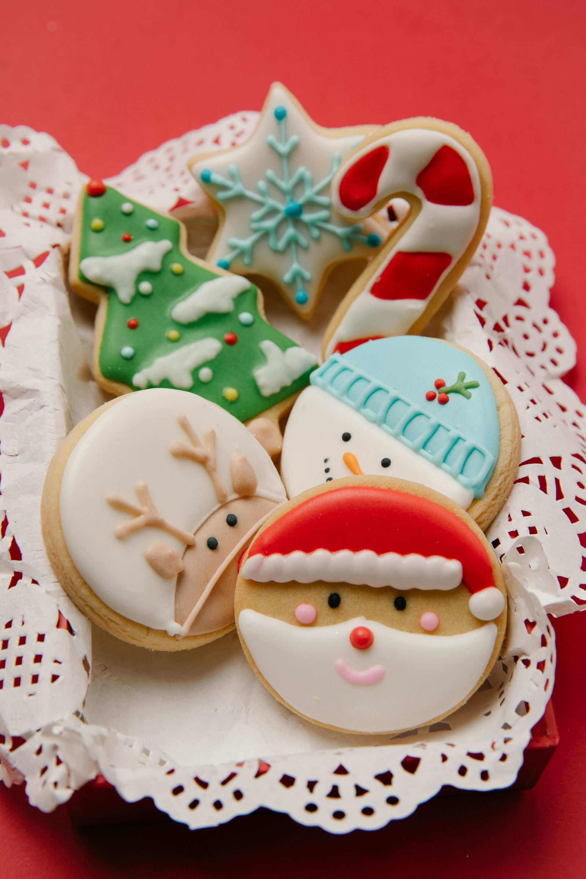 Colorful sugar cookies