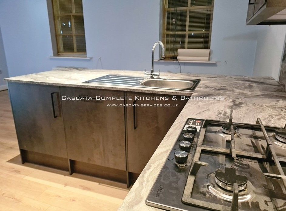 stratus marble kitchen, cascata, morpeth