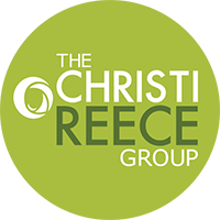 A green logo for the christi reece group
