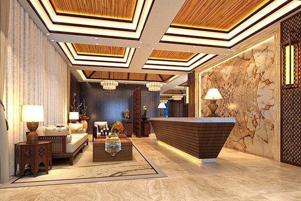 Luxury Hotel Lobby and Reception — San Jose, CA — A & K Janitorial Inc.