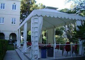 Awnings For Your Storefront — White Patio Canvas in Los Angeles, CA