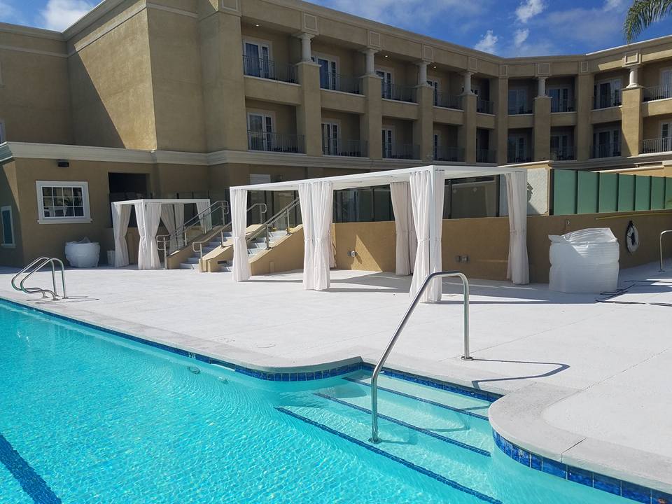 Commercial Motorized Awnings — Pool Side Canvas in Los Angeles, CA