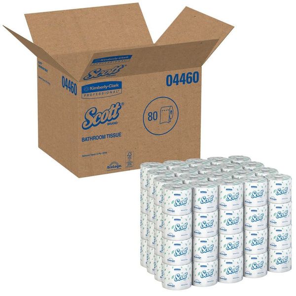 Bathroom Tissue — Scott Bulk Toilet Paper Standard Roll with Box in Fort Collins, CO