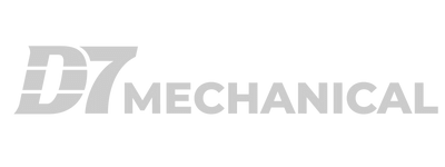 a logo for a company called d7 mechanical