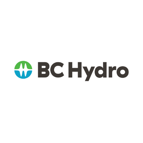 bc hydro logo on a white background