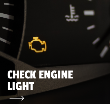 A check engine light is lit up on the dashboard of a car | DAS Auto Werks