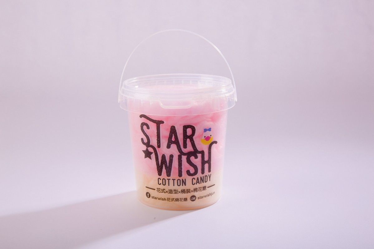 桶裝棉花糖-小公主