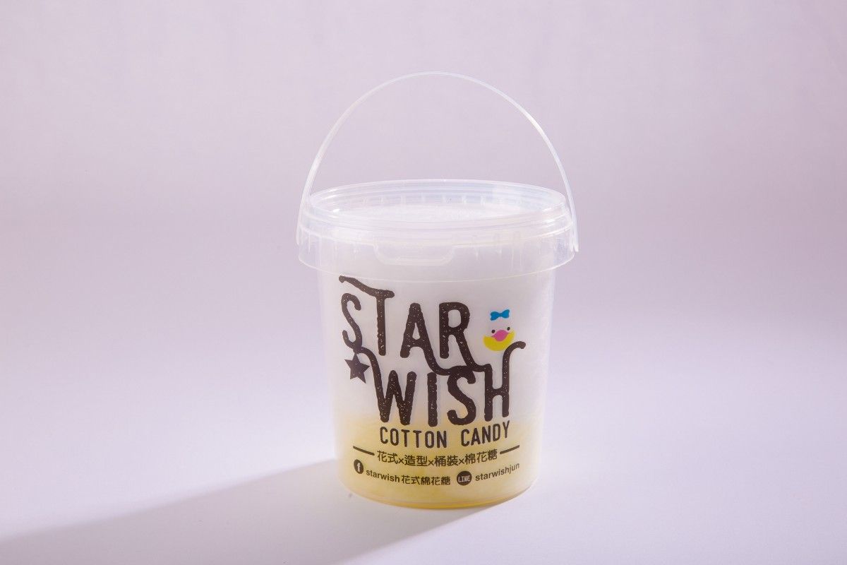 桶裝棉花糖-小黃鴨