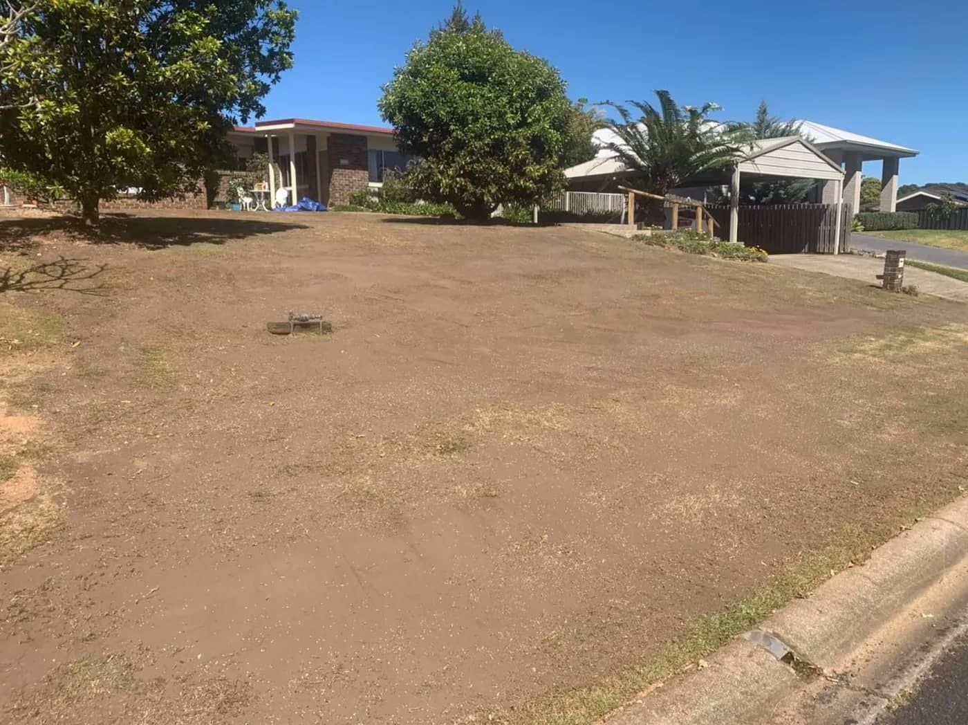 Top Dressing Lawn Renovation — All Round Ground Maintenance in Woolgoolga, NSW