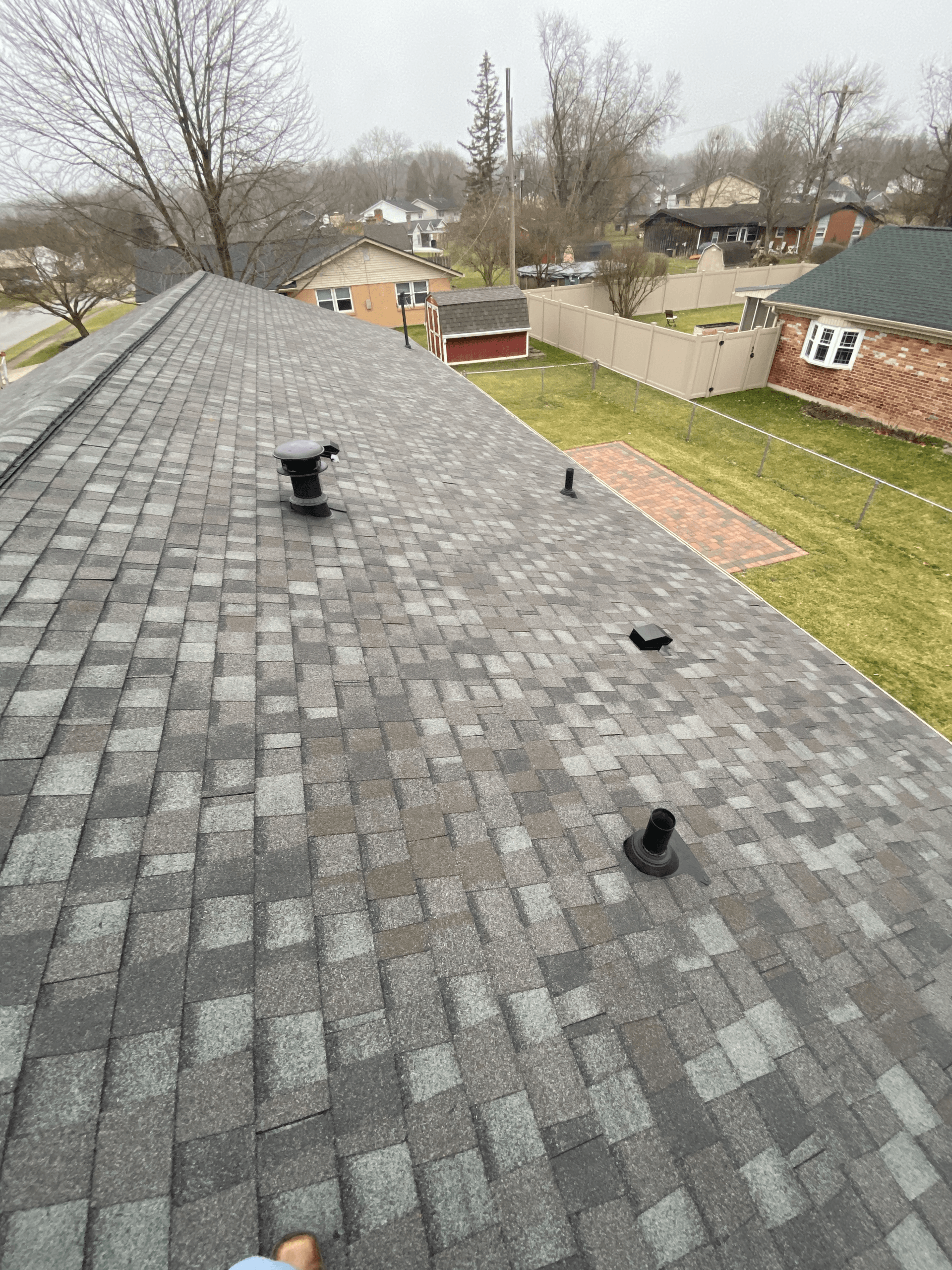 dayton ohio roof replacement - before image