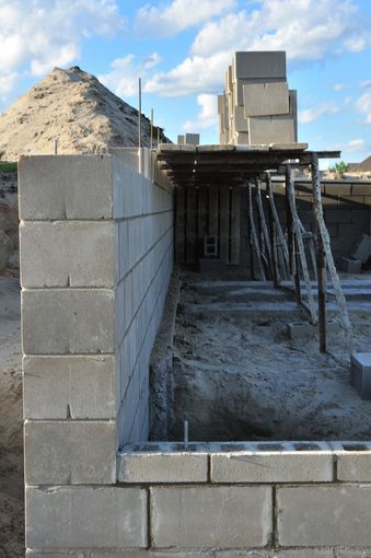 Concrete Truck Pouring Cement — Charleston, SC — Ford's Redi-Mix Concrete
