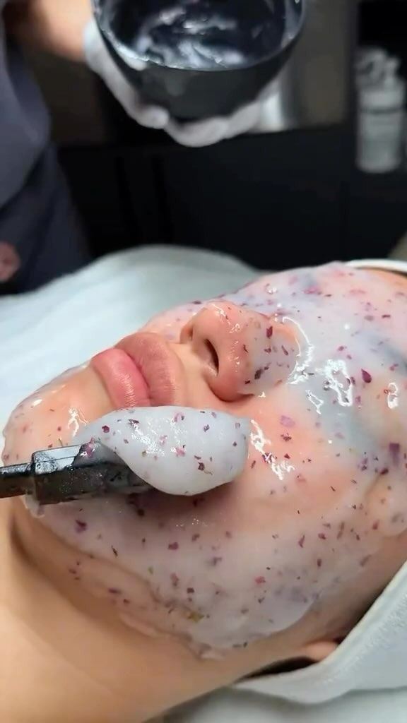 Person With Face Mask Application in a Spa Setting — Sage Spa & Beauty in Mackay, QLD