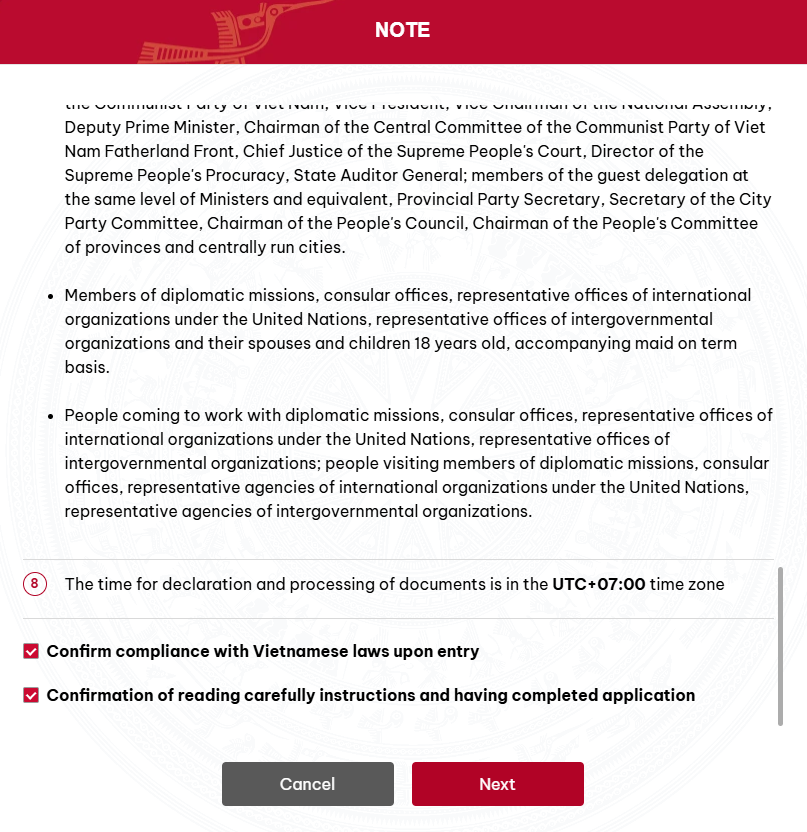 evisa application