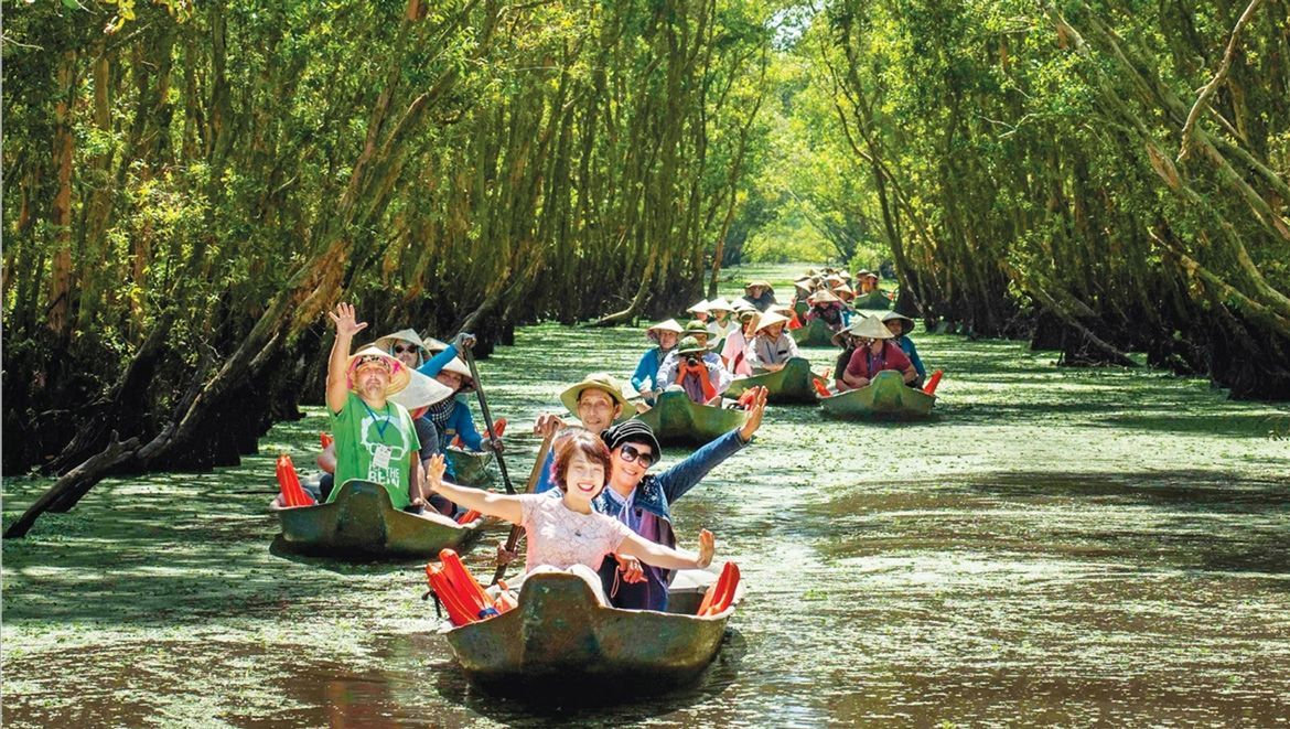 mekong delta in summer