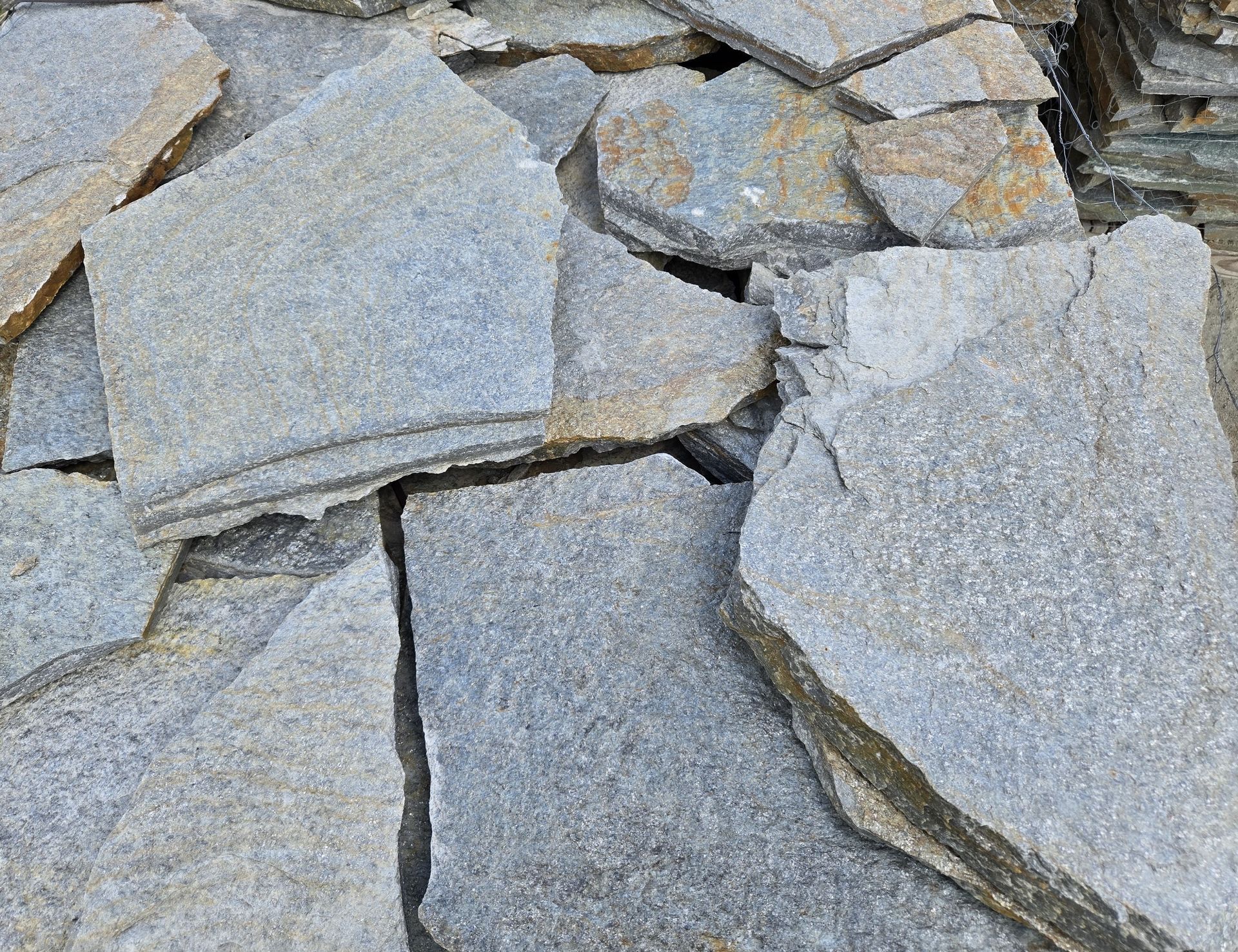 River Rock — Silver Flagstone in Caspar, Wyoming