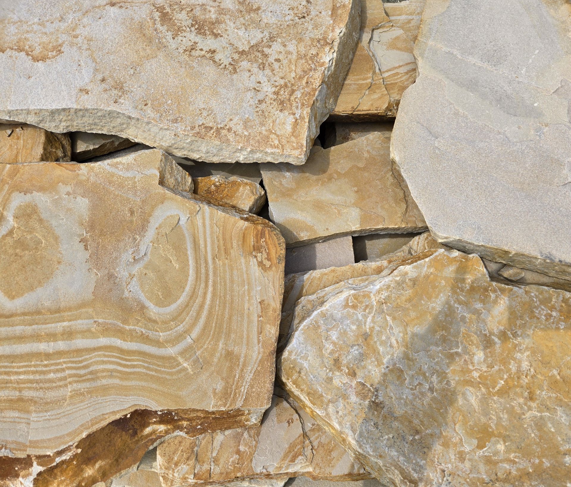 Buff Flagstone — Caspar, Wyoming — 71 Soil and Stone