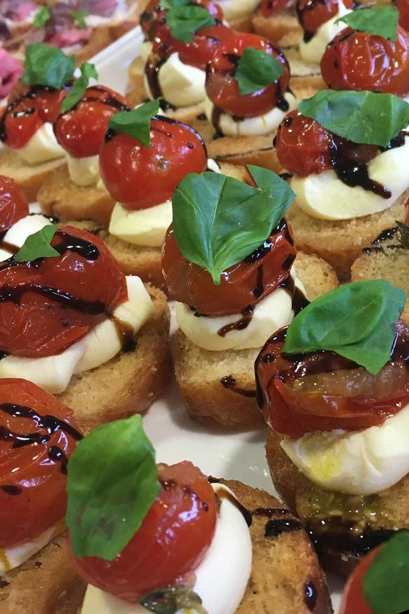 Canapés menu image for RB Catering in Blenheim NZ