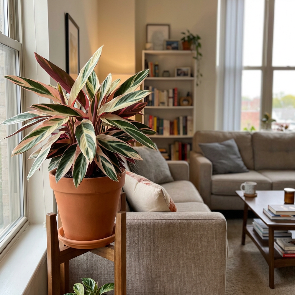 Tristar (Stromanthe) at Logan's Garden Shop at the NC Farmers Market