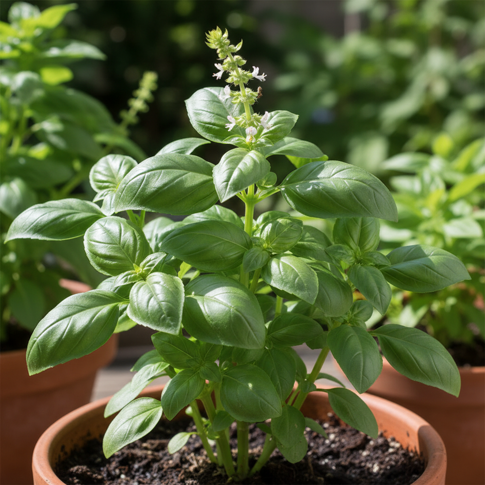 Basil at Logan's Garden Shop in Raleigh, NC