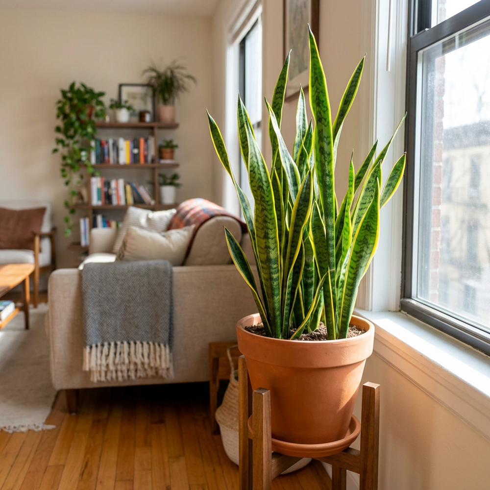 Snake Plant at Logan's Garden Shop at the NC Farmers Market