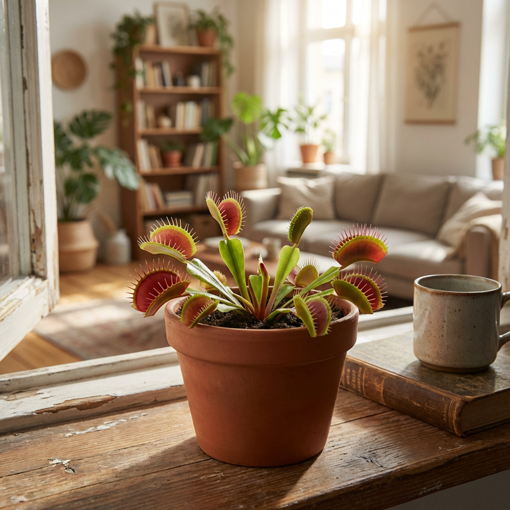 Venus Fly Trap at Logan's Garden Shop at the NC Farmers Market