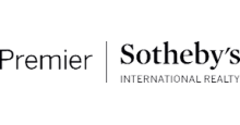 The logo for sotheby 's international realty is black and white.