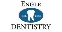 The logo for engle dentistry shows a tooth in a blue oval.