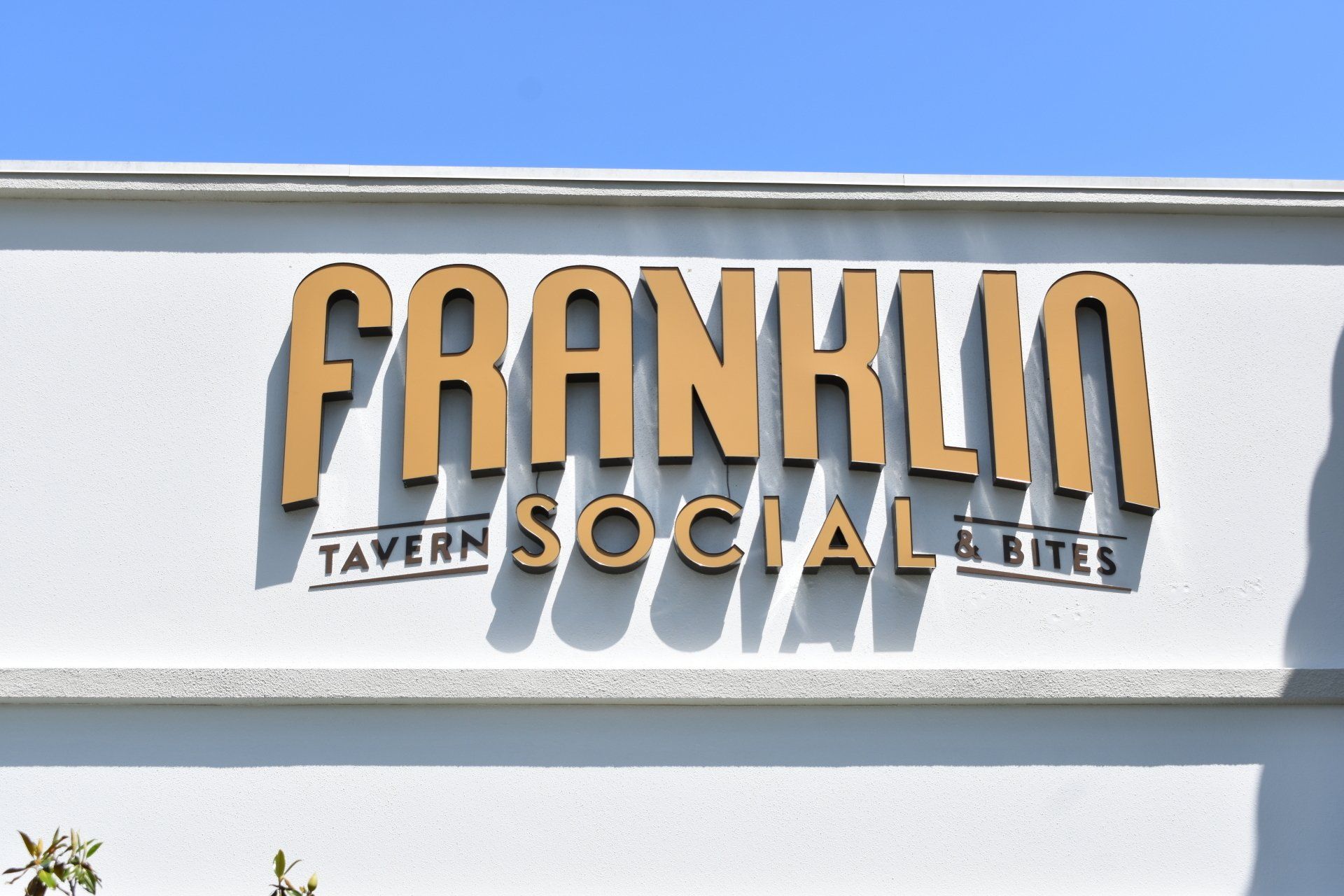 Franklin Social Tavern Channel Letter Sign