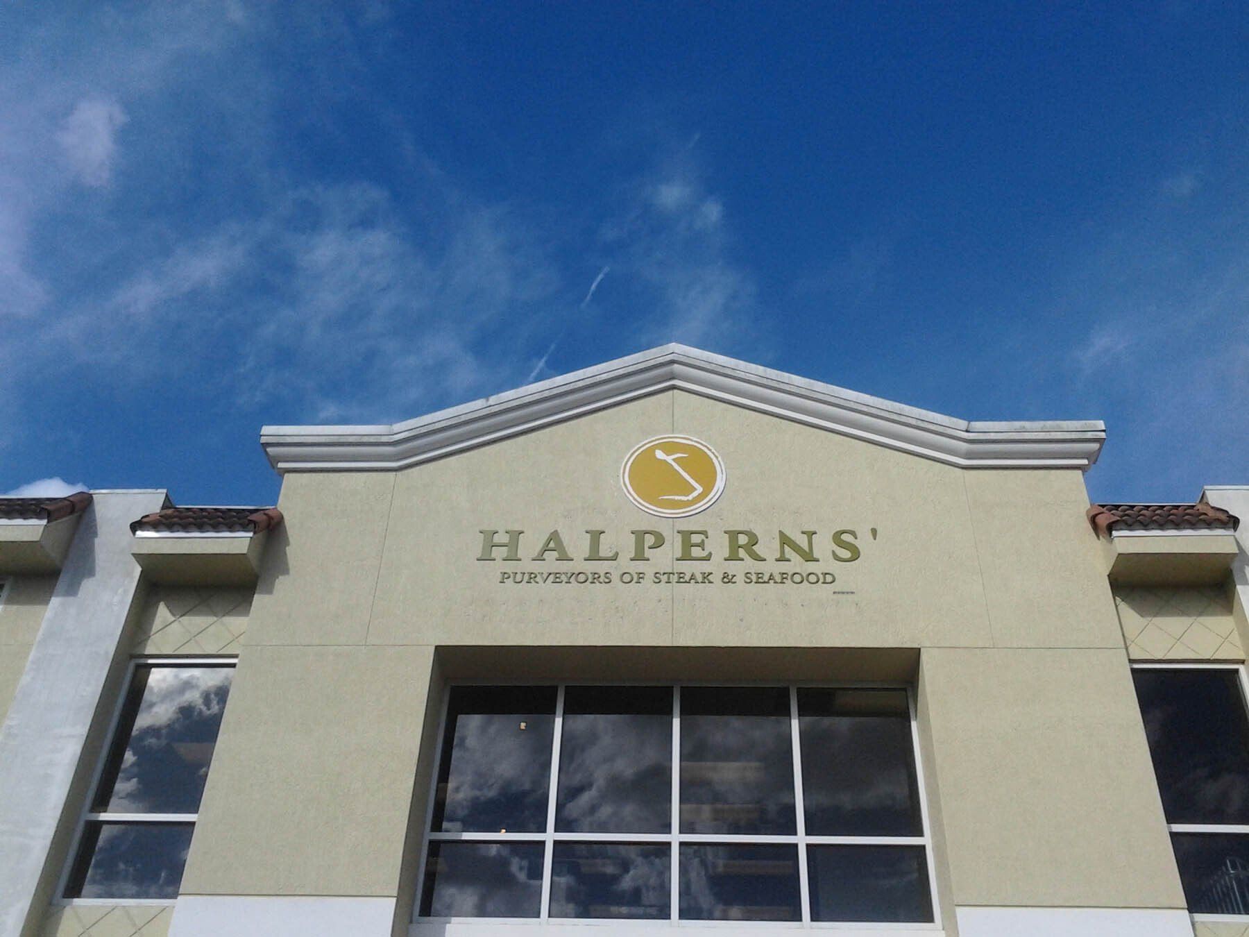 A building with the word halpers on it