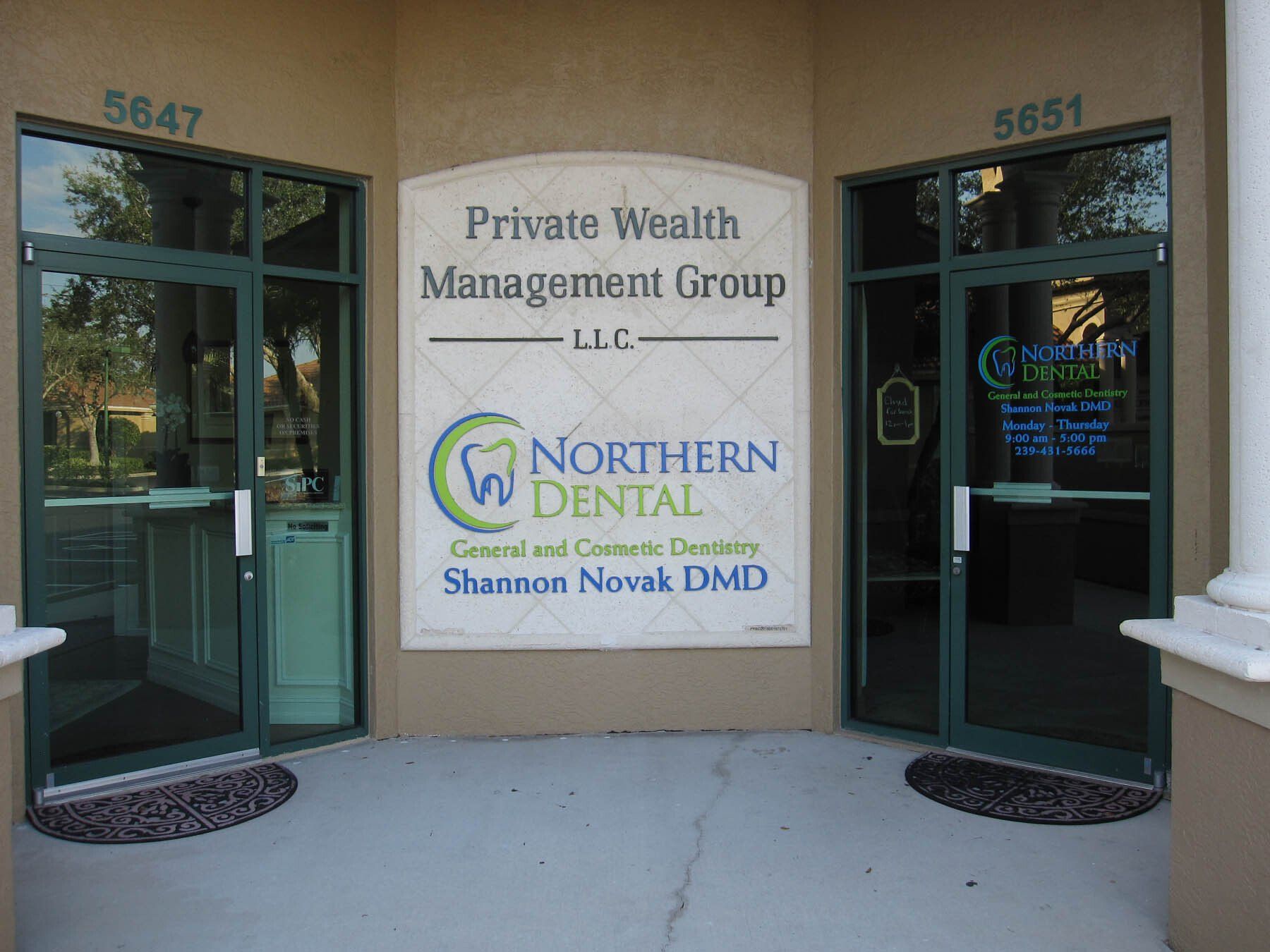Northern dental is a private wealth management group llc