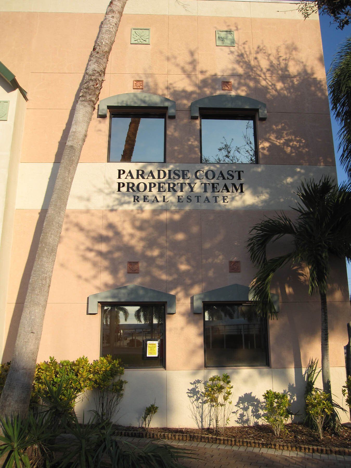 The paradise coast property team real estate building