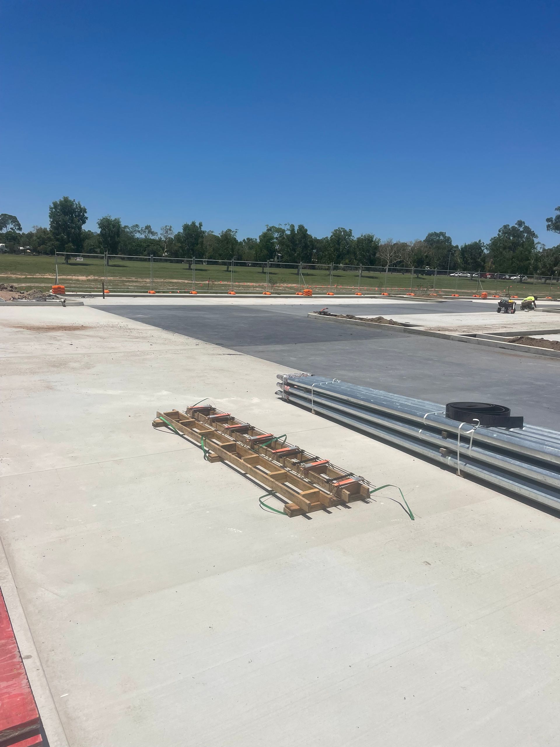 Civil Works Under Construction for New Car Park — Fallon Constructions NQ in Townsville, QLD