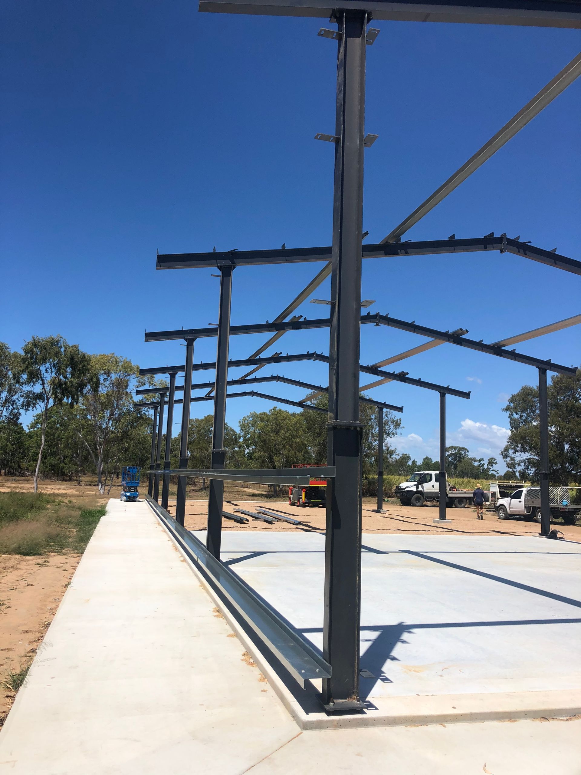 Completed Concrete Slab in The Backyard — Fallon Constructions NQ in Fredericksfield, QLD