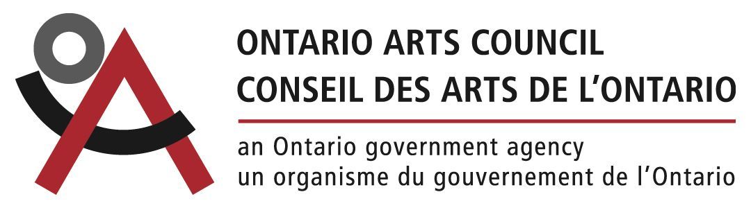 A logo for the ontario arts council is shown